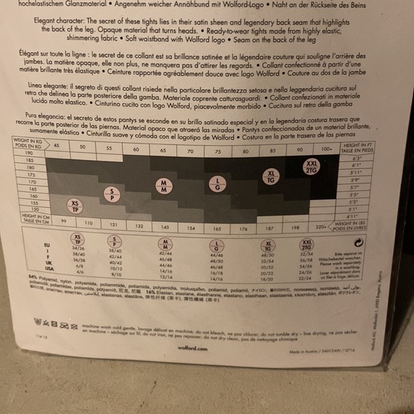 Wolford satin de luxe ULTRA RARE colour - Picture 4 of 5